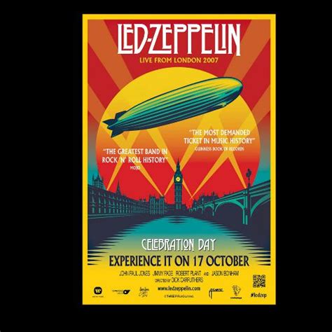 Led Zeppelin Celebration Day Movie Poster