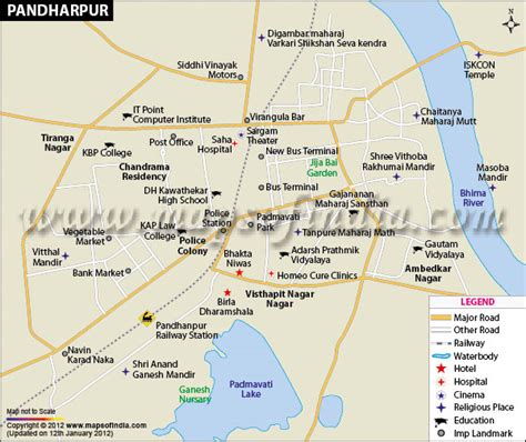 Pandharpur In Maharashtra Map - Brandy Tabbitha