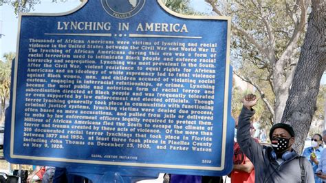 Lynching memorial marker unveiled in St. Petersburg