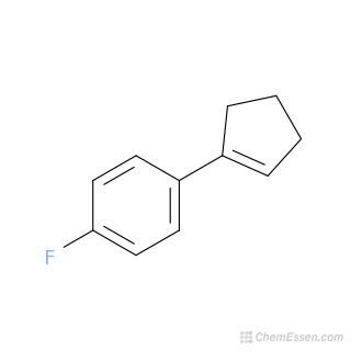 1-CYCLOPENTENYL-4-FLUOROBENZENE Structure - C11H11F - Over 100 million chemical compounds | CCDDS