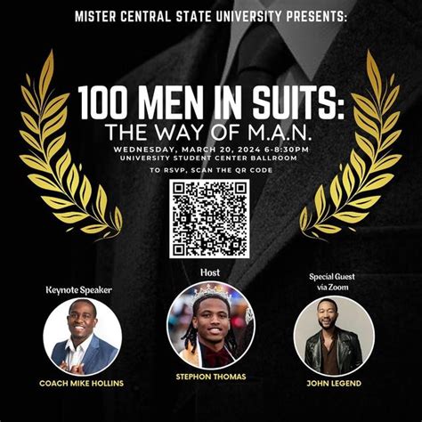 EGOT winner John Legend to join 100 Men in Suits virtually | Central ...