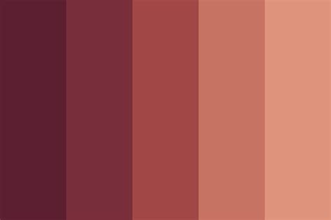 Warm Red Oranges Color Palette