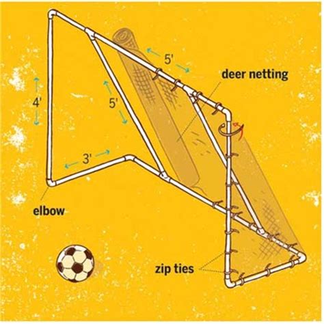 Backyard Soccer Goal Made with PVC - Projects - Simplified Building