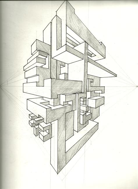 Two Point Perspective Exercise by tower015 on DeviantArt