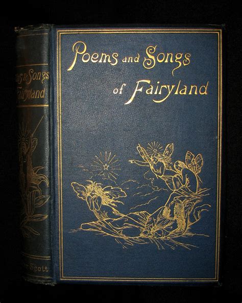 1888 Rare Victorian Book - SONGS AND POEMS OF FAIRYLAND. An Anthology – MFLIBRA - Antique Books