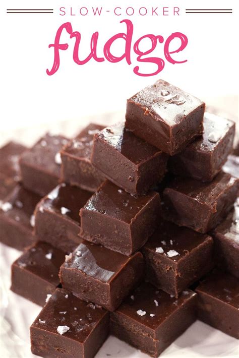 This slow cooker fudge is so easy you won't believe it! | Recipe | Slow cooker fudge, Fudge ...