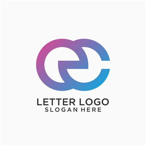 Letter EC logo design 9694778 Vector Art at Vecteezy