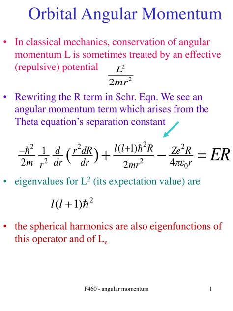 PPT - Orbital Angular Momentum PowerPoint Presentation, free download ...