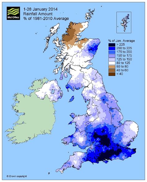 UK weather: wettest January since records began