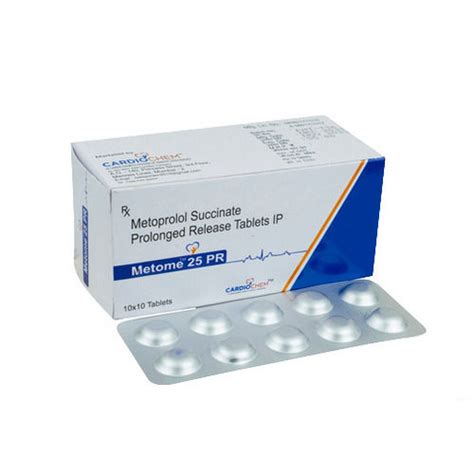 Metoprolol Succinate Prolonged Release Tab Grade: Pharmaceutical Grade at Best Price in ...