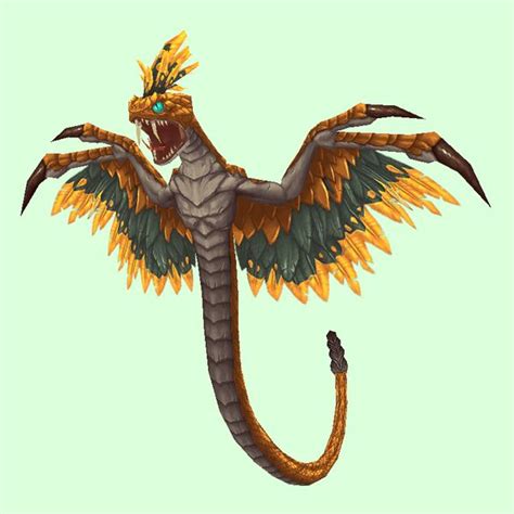 Gold Wind Serpent - Pet Look | Petopia - Hunter Pets in the World of Warcraft