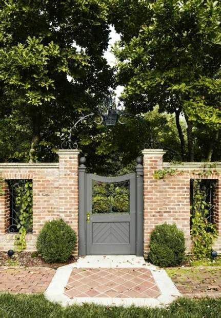 15+ Trendy Garden House Brick Fence | Garden gate design, Backyard ...