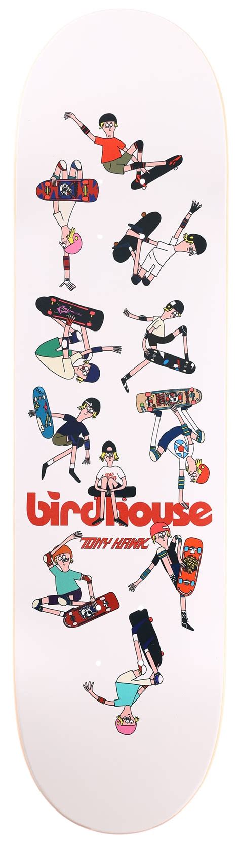 Birdhouse Skateboards Tony Hawk Retrospective Skateboard Deck 8.25″ – Switch and Signal Skatepark