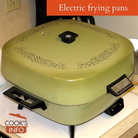 Electric Frying Pans - CooksInfo