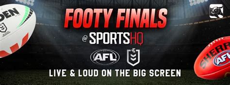 Footy Finals @ Sports HQ! , The Buffs Club, Mount Isa, September 30 to ...