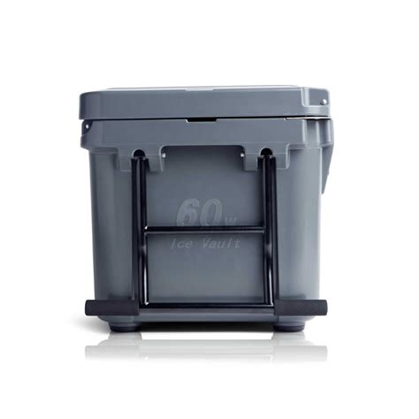 60 Quart Ice Vault Roto-Molded Cooler with Wheels – Blue Coolers