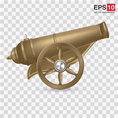 Premium Vector | Cartoon illustration of cannon