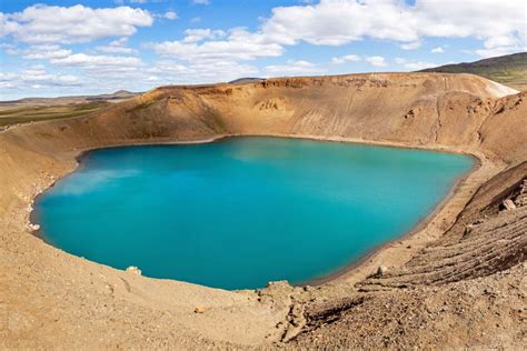 Krafla is a volcanic system in North Iceland