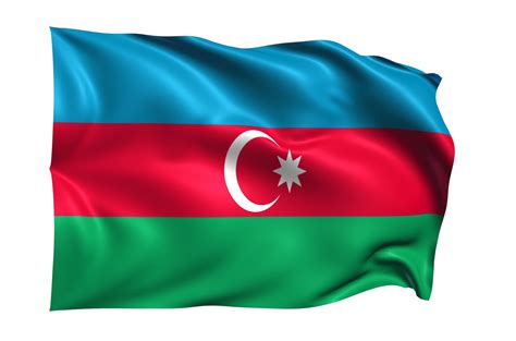 Azerbaijan Waving flag Realistic Transparent Background 15309639 PNG