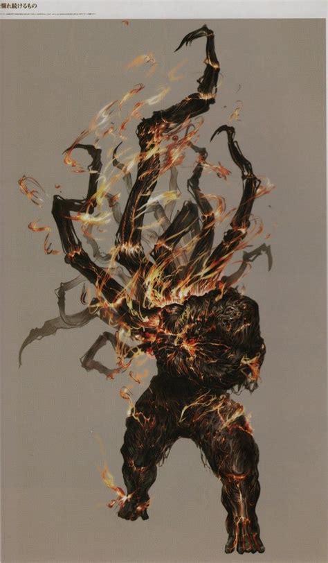 Dark Souls Concept Art - Ceaseless Discharge Concept Art Demon’s Souls ...