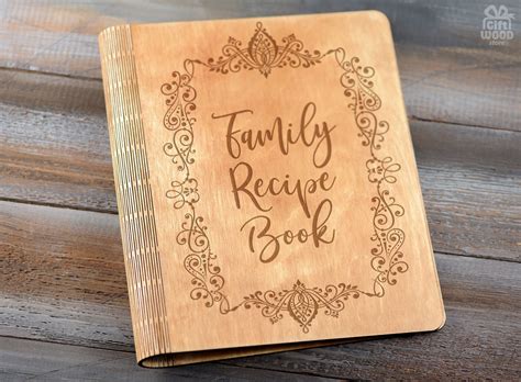 Personalized Family Recipe Book - Custom Cook Book