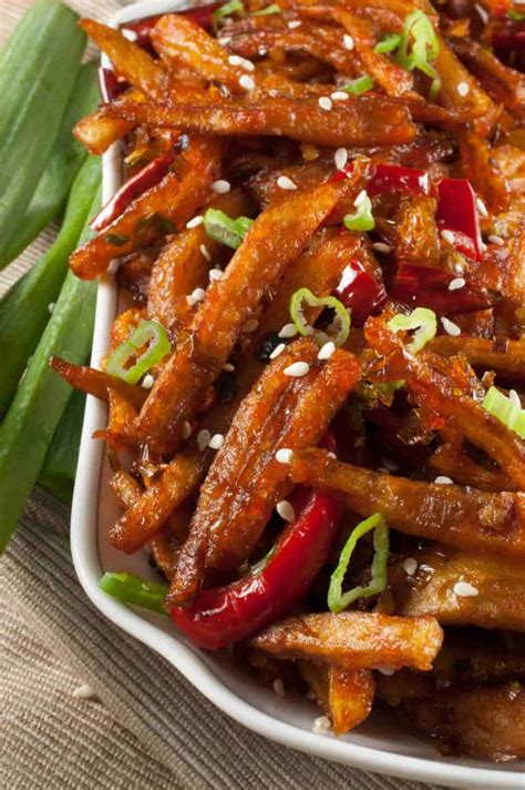 Indo Chinese Honey Chilli Potato Recipe | A Little Bit of Spice