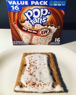 Kellogg's Frosted A&W Root Beer Pop Tarts - Junk Banter