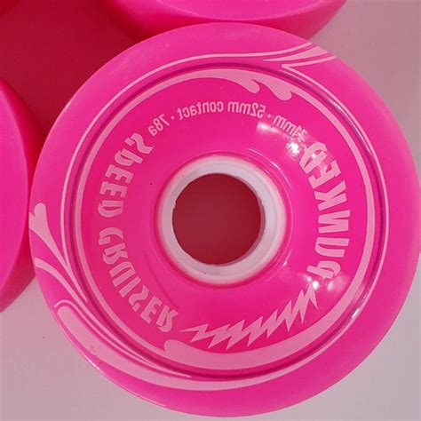 Speed Cruiser 71mm Longboard Wheels - Solid Pink – Longboards USA