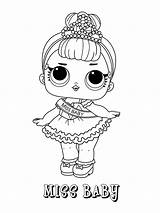 Miss Baby Lol Surprise Doll coloring Page  Download Print Or Color sketch template
