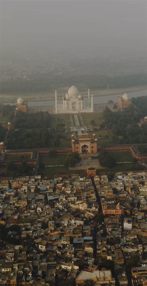 aerial view of the Taj Mahal : r/UrbanHell