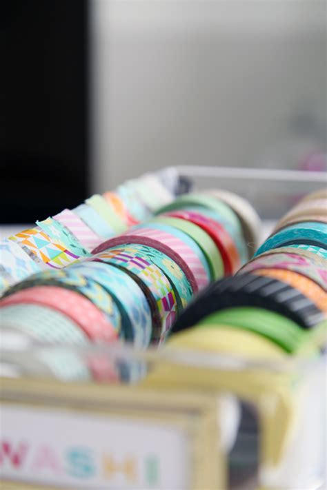 IHeart Organizing: DIY Washi Tape Organizer