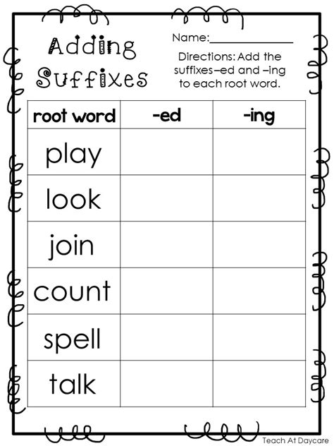 10 Printable Adding Suffixes Worksheets - Made By Teachers