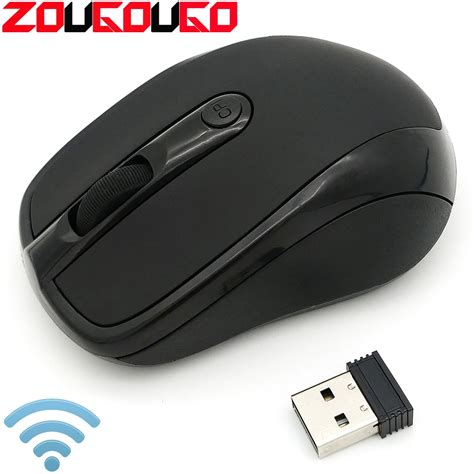 USB Wireless mouse 2000DPI Adjustable Receiver Optical Computer Mouse 2 ...