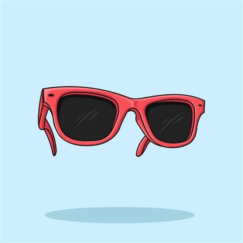 Premium Vector | Glasses vector cartoon vector illustration