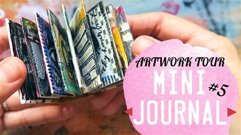 ARTWORK TOUR | mini journal #5 | Mini journal, Sketchbook journaling, Mini art