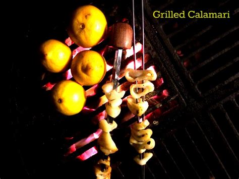 Grilled Calamari - Grill Girl