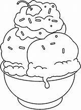 Ice Cream Sundae Coloring Page Free Coloring Pages sketch template