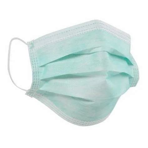 Green Disposable 3 Ply Face Mask, Packaging Type: Packet at Rs 0.9 in Ludhiana