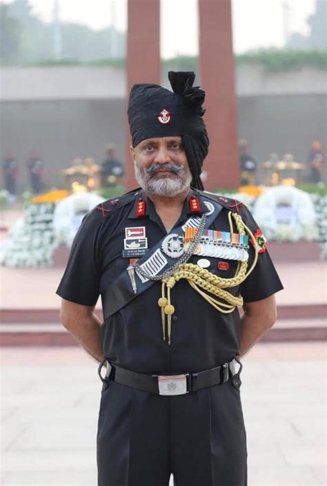 Lt. General K.J.S Dhillon, Commander XVth (Chinar) Corps, Indian Army, in Rajputana Rifles ...