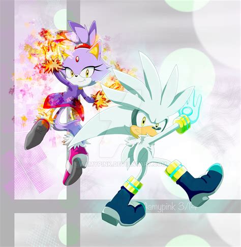 Silver and Blaze Cover by Aamypink on DeviantArt