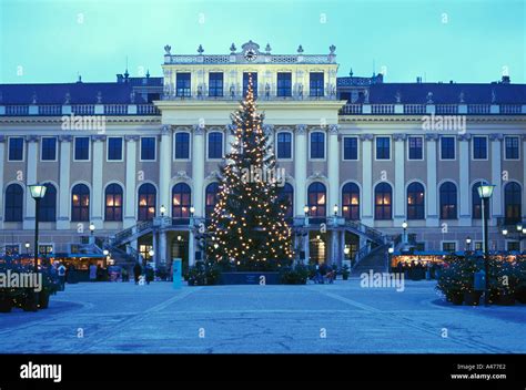 Austria Vienna Schonbrunn Palace Christmas Market Stock Photo: 292834 ...