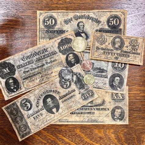 Confederate Reproduction Currency Set - Confederate Shop