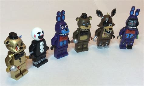 Five Nights At Freddy's FNAF Custom Lego Minifigures Mini | Etsy