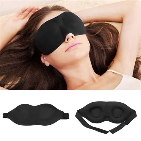 Eyeshade Travel Sleeping Eye Mask 3D Memory Foam Padded Shade Cover Sleeping Blindfold for ...