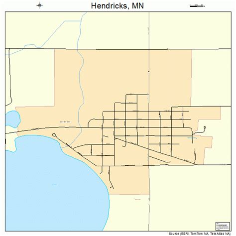 Hendricks Minnesota Street Map 2728430