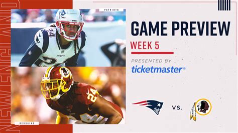 Game Preview: Patriots at Redskins