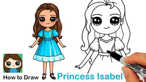 How to Draw Princess Isabel | Disney Elena of Avalor