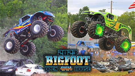 2023 BIGFOOT Open House: BIGFOOT & Gunkster – Monster Truck # ...