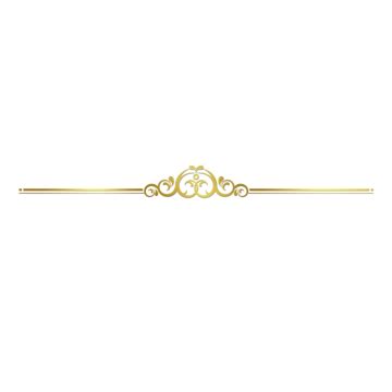 Golden Divider Wedding Ornament, Divider, Gold Divider, Line PNG Transparent Clipart Image and ...