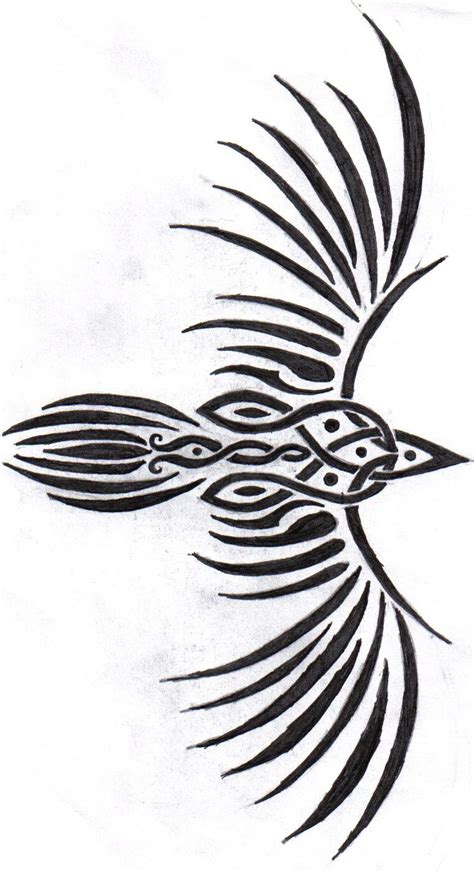 Raven by Michaelmoo on DeviantArt in 2020 | Pagan tattoo, Celtic raven, Celtic art